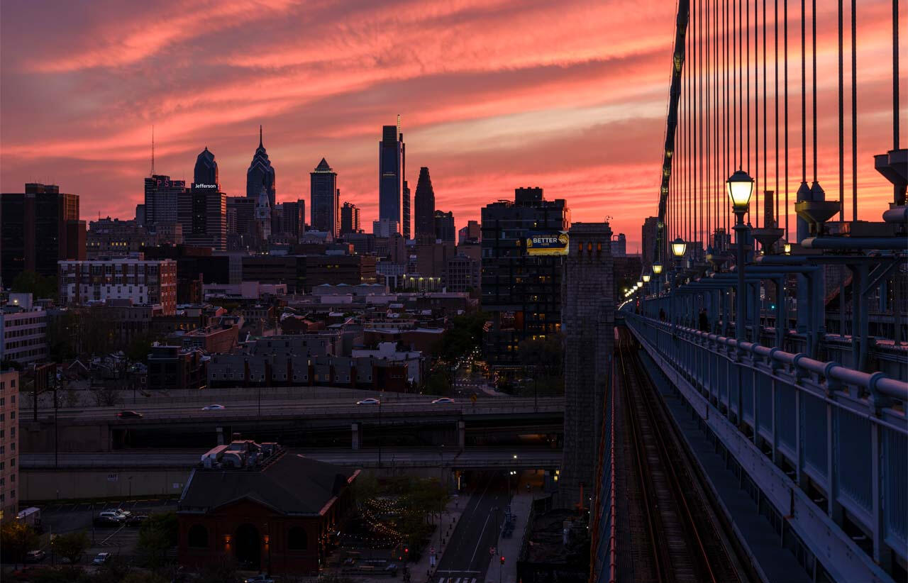 Philadelphia bridge