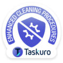 Taskuro badge